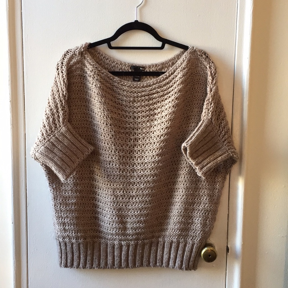 H&M Oversized Short-Sleeve Sweater